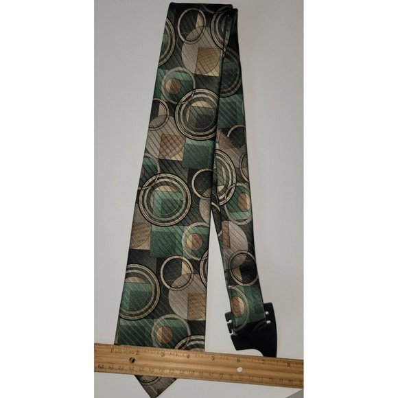 Arrow Mens Formal Neck Tie 3.5"W Multicolor 100% Imported Silk Italy - Picture 1 of 6